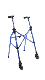 矢车菊蓝色阳极带轮四边收合助行器   型号：YM-C33