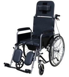 High-back reclining wheelchair, model: YM-A04