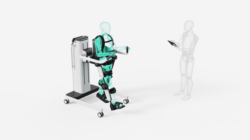 Lower limb walking rehabilitation training equipment-